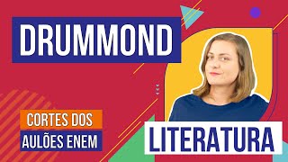 DRUMMOND 2ª geração do Modernismo  Cortes dos Aulões do Enem  Literatura  Camila Brambilla [upl. by Akem716]