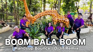 BOOM BALA BOOM  Handsup Bounce  DjJif Remix  THE LEVEL UP CREW  DANCE Fitness [upl. by Sorazal]