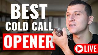 This Is BEST Insurance Cold Calling Opener Live Dialing Proof [upl. by Yrret]