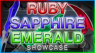 FULL RUBY  SAPPHIRE  EMERALD COLLECTION I FINALLY DID IT [upl. by Aicenev]