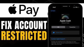 HOW TO FIX APPLE PAY ACCOUNT RESTRICTED NEW WAY [upl. by Giffard]