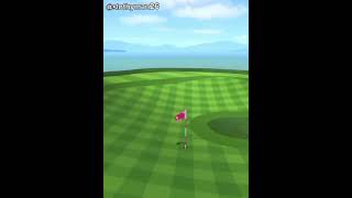 crazy golf shot golf nintendoswitch nintendo switch gaming eagle impossible switchgolf [upl. by Aned552]