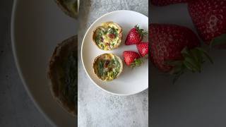 Makeahead muffin tin quiches are the quick and easy answer to busy mornings easybreakfast [upl. by Fraase]