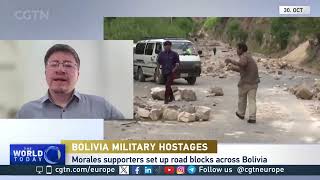 Bolivia military hostages quotBolivia we are going through economic crisisquot [upl. by Irrab802]