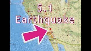 Breaking 51 Earthquake Southern California Monday 7292024 [upl. by Laeahcim]