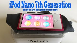 iPod Nano Gen Battery Replace  7th Generation [upl. by Enidlarej]