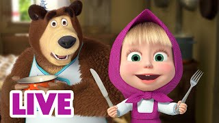 🔴 AO VIVO 👱♀️🐻 Masha e o Urso 🤔 Quem comeu do meu prato 🍽️🍲 Masha and the Bear [upl. by Grenville]