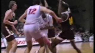 Limoges vs Olympiakos 6058 Euroleague 1993 QF [upl. by Ecyarg849]