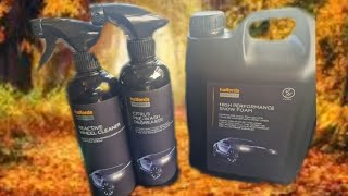 Halfords car care products pre wash halfords professional range [upl. by Ahsilahk]