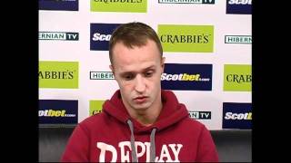 Griffiths Apologises To Hibernian Fans [upl. by Lipp]