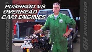 Pushrod VS Overhead Cam Engines  Motoring TV Classics [upl. by Kostman]