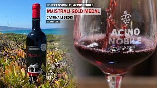 Cannonau di Sardegna  Maistrali Gold Medal  Cantina Li Seddi  Badesi [upl. by Adamek84]