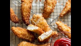 Panko Fried Chicken Tenders  Its so Crunchy amp Tender [upl. by Ashia]