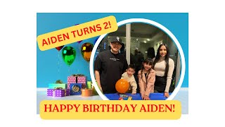 CELEBRATING AIDENS BIRTHDAY TOGETHER [upl. by Kifar]