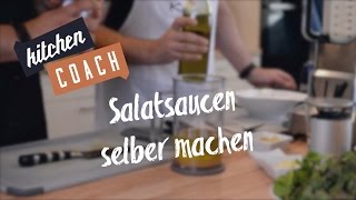 Salatsaucen selber machen  Rezept KITCHENCOACH [upl. by Nylekoorb]