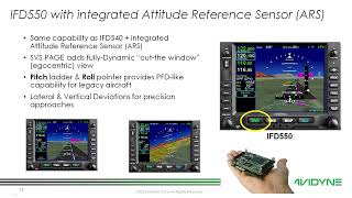 Learning the Avidyne IFD IFD Basics R10261 [upl. by Airdnekal]