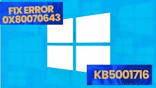 Erro Windows Update Atualização kb5001716 O que se sabe desse problema até o momento Windows 10 11 [upl. by Meredeth]