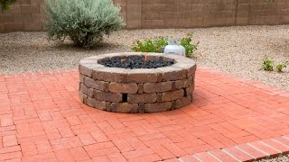 How To Install A Gas Fire Pit [upl. by Oflunra15]