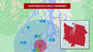 2001 Nisqually Earthquake with Earthquake Early Warning [upl. by Nallak]