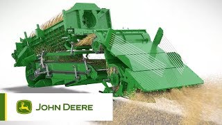 John Deere  S700 Complete Cropflow Animation [upl. by Reyna33]