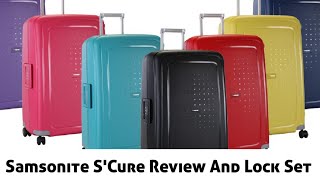 Samsonite SCure Suitcase Review And TSA Lock set  samsoniteindiaSamsoniteEurope [upl. by Idelle]