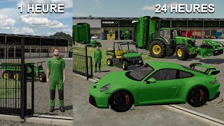 1 journée dété dans lETA quotle luxe agricolequot avec que du John Deere  Farming Simulator 22 [upl. by Graniela]