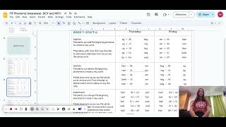 Phonemic Awareness Week 1 Thursday [upl. by Elsinore456]