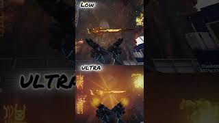 DLQ Lotus Flames in low vs ultra graphics [upl. by Femmine]