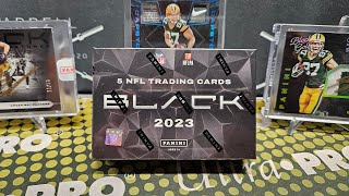 2023 Panini Black Football Hobby Box Opening 3 Hits per Box [upl. by Celia48]