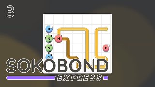 Sokobond Express  Puzzle Game  3 [upl. by Yssor]