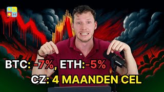 Crypto CRASH waarom  Cel voor oprichter Binance  Crypto nieuws vandaag  1092 [upl. by Standice]