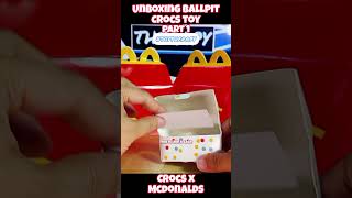 Part 1 Crocs X McDonalds Happy Meal Unboxing Ballpit Crocs Toy toytherapy [upl. by Celin]