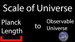 The Scale of the Universe  From Planck Length to Observable Universe [upl. by Lynnworth]