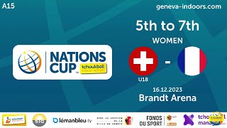 Switzerland M18  France – 5th to 7th women  Nations Cup Tchoukball 2023  DE [upl. by O'Connor617]