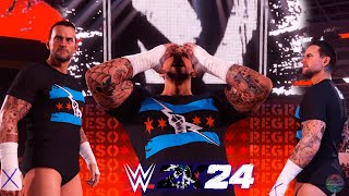 THE RETURN OF CM PUNK TO THE 2K SAGA ¡¡  WWE 2K24 PATCH 108 [upl. by Tavia]