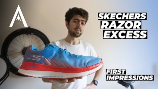 SKECHERS RAZOR EXCESS  First Impressions  CAN IT COMPETE AGAINST HOKA MACH 4 amp NB REBEL v2 [upl. by Paco]