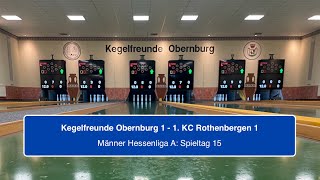 Kegelfreunde Obernburg 1  1KC Rothenbergen 1 [upl. by Hanway934]