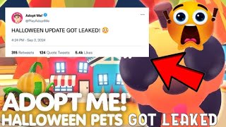 Adopt Me Halloween pets just got LEAKED Heres what happened 😱 [upl. by Aloisius]