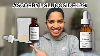 The Ordinary Ascorbyl Glucoside Solution 12 Review  Vitamin C serum for face  Researcher Explains [upl. by Aneles]