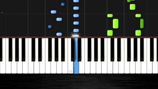 Johannes Brahms  Hungarian Dance No 5  Piano Tutorial 50 Speed by PlutaX  Synthesia [upl. by Niltac]