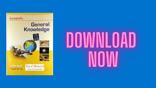 how we can download lucent general knowledge book pdf [upl. by Ogdon469]