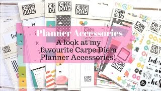 My favourite Carpe Diem A5 Planner Accessories [upl. by Yahc]