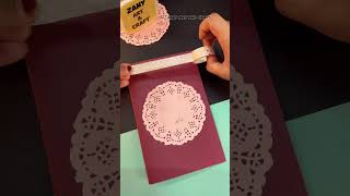 DIY Paper Doilies Craft 🤩🥳 shorts [upl. by Ymassej]