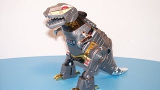 G1 TRANSFORMERS DINOBOT GRIMLOCK ACTION FIGURE TOY REVIEW REISSUE KO [upl. by Hpeseoj]