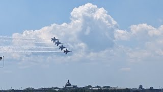 Blue Angels over Annapolis for the Naval Academy Graduation [upl. by Abita]