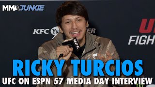 Ricky Turcios Has One Objective vs Rosas Jr quotTo Win By Any Means Necessaryquot  UFC on ESPN 57 [upl. by Adnaral766]