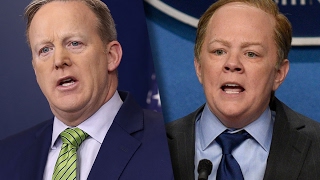 Trump Angry That SNL Chose Woman to Play Sean Spicer [upl. by Ahsikyt]