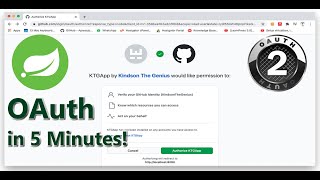 How to Add OAuth 2 0 in Spring Boot Github Step by Step in 5 minutes [upl. by Davide76]
