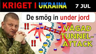 7 Jul Terrortunnlar Ryssarna TAR SIG FÖRBI Försvaret och Attackerar  Kriget i Ukraina förklaras [upl. by Elleb]