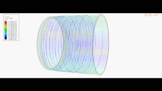 SIMULIA Abaqus  fibers reaching limit [upl. by Weslee]